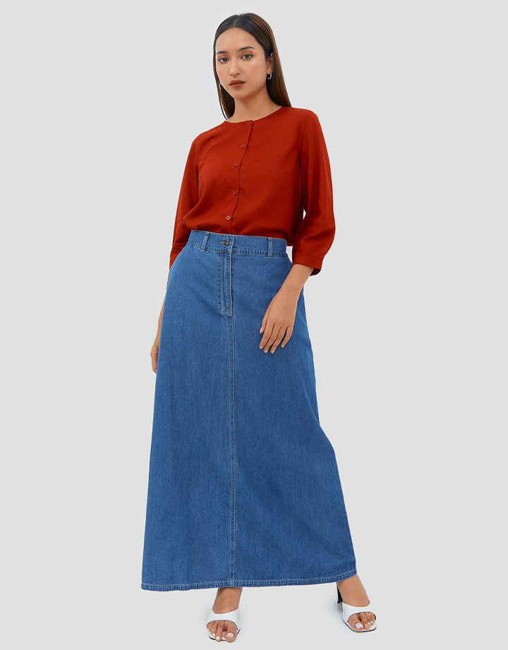 Geela Official Catalina Women's Denim Skirt