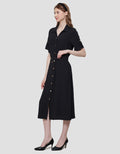 Connexion Gold Button Maxi Dress for Women