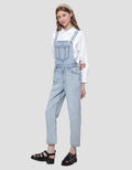 Nevada Dungaree Jumpsuit Denim Wanita