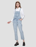 Nevada Dungaree Jumpsuit Denim Wanita