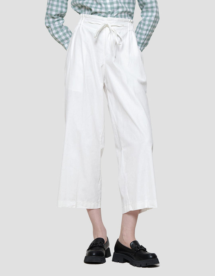 Nevada Woven Wide Leg Celana Panjang Wanita