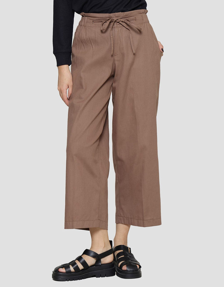 Nevada Woven Wide Leg Celana Panjang Wanita