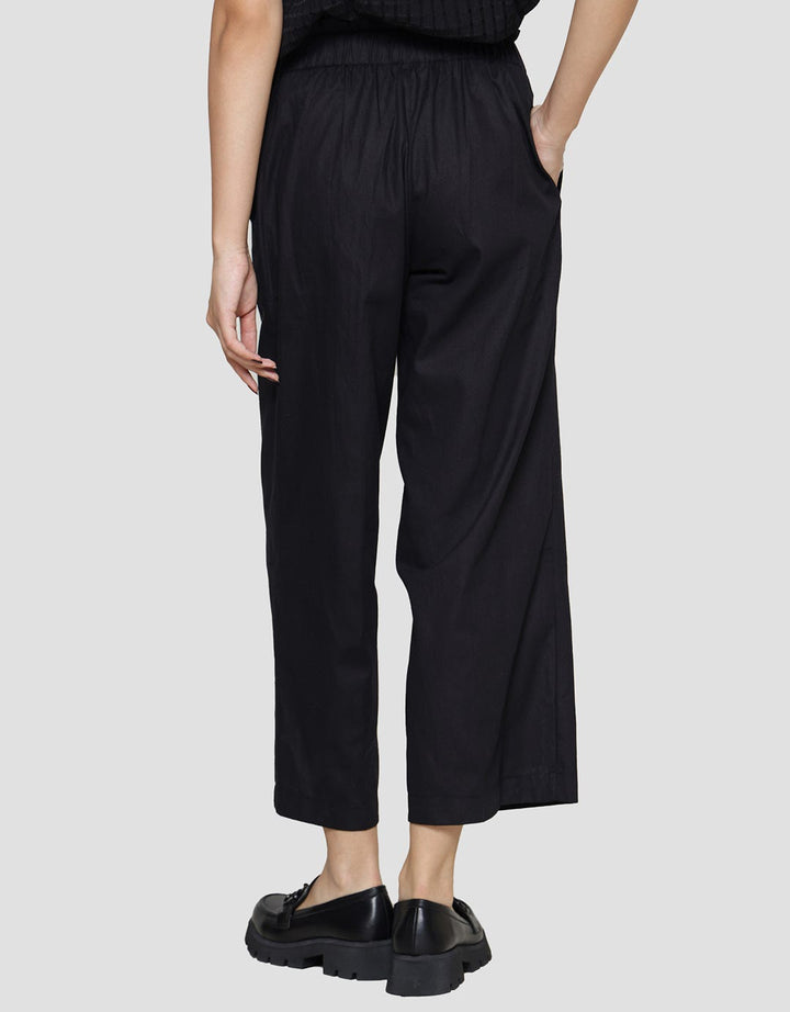 Nevada Woven Wide Leg Celana Panjang Wanita