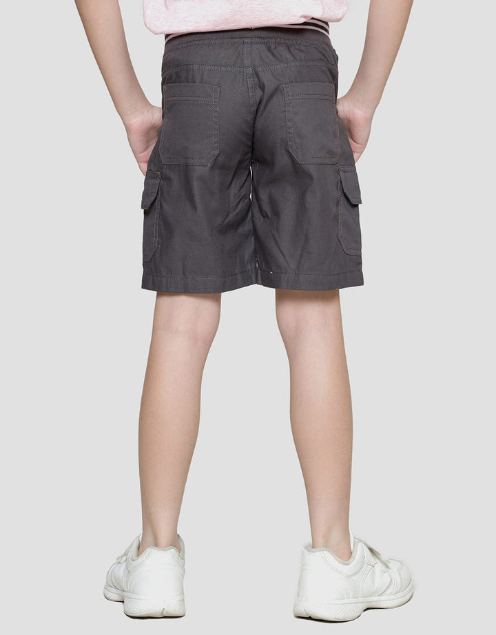 Little M Solid Cargo Twill Peach Celana Pendek Anak Laki-Laki