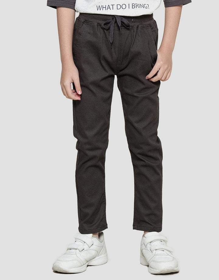 Little M Woven Regular Stretch Rib Boys Long Pants