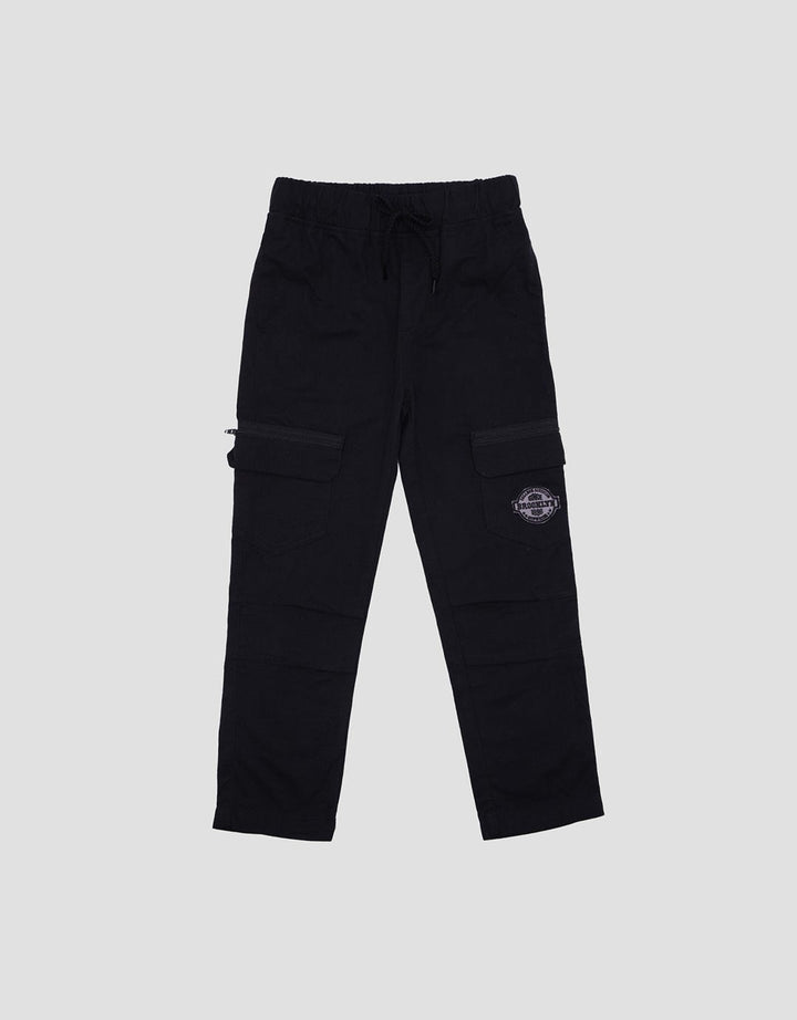 Little M Woven Reguler Rib Cargo Patch Brooklyn Celana Anak Laki-Laki