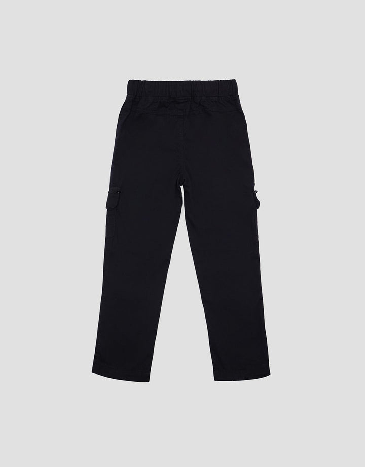 Little M Woven Reguler Rib Cargo Patch Brooklyn Celana Anak Laki-Laki