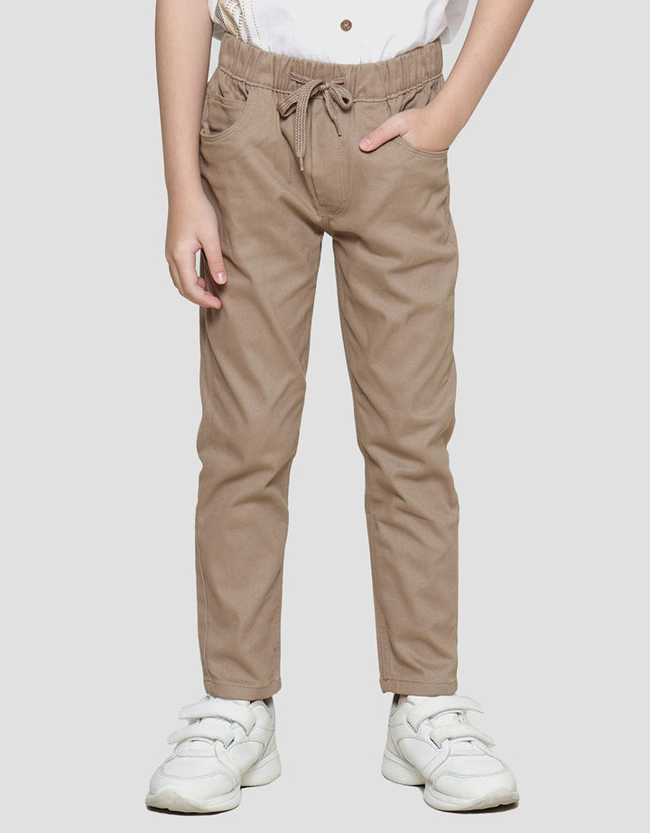 Little M Woven Reguler Karet Stretch Celana Panjang Anak Laki-Laki