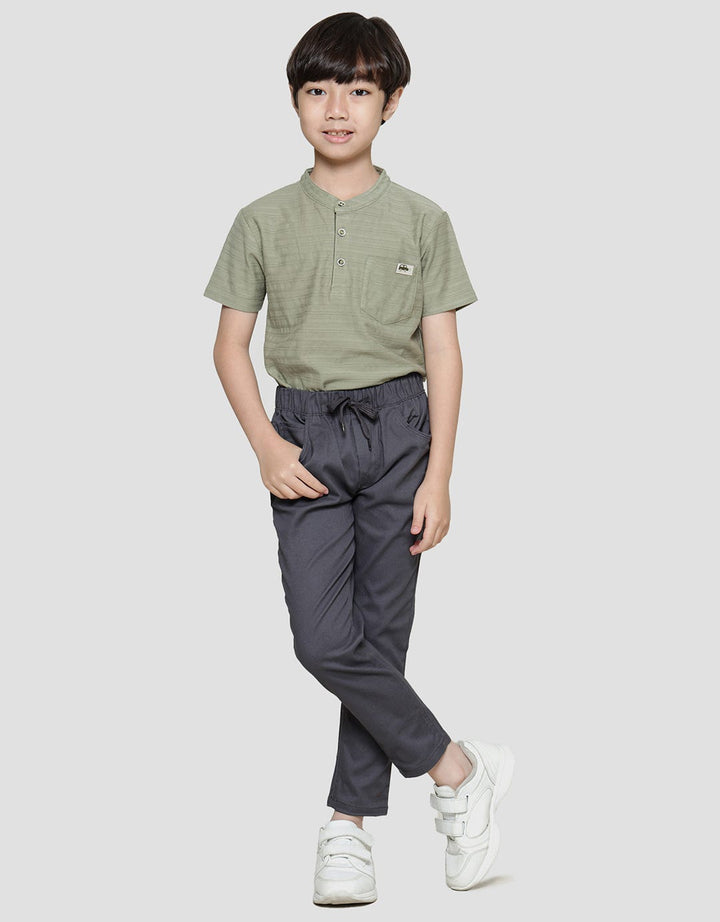 Little M Woven Reguler Karet Stretch Celana Panjang Anak Laki-Laki