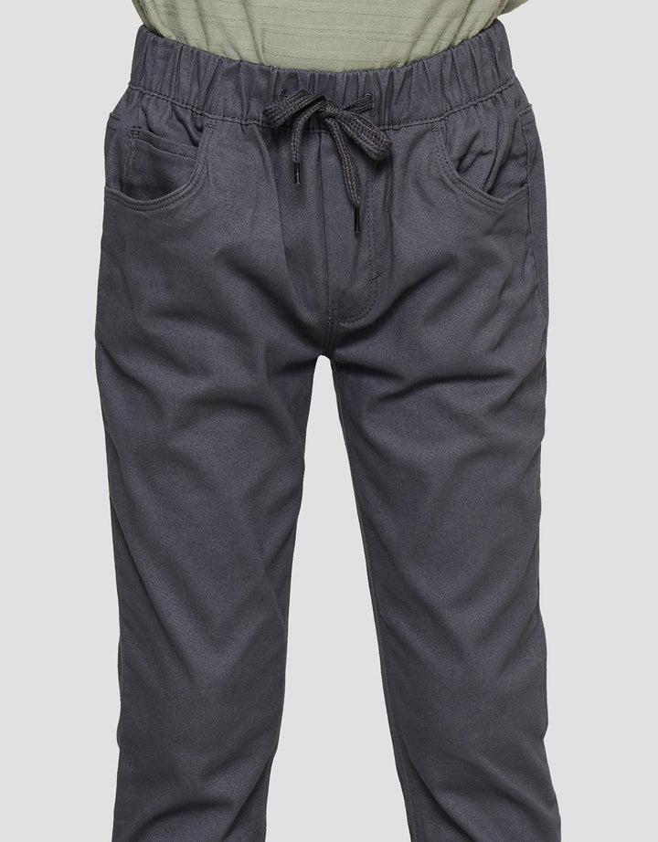 Little M Woven Reguler Karet Stretch Celana Panjang Anak Laki-Laki