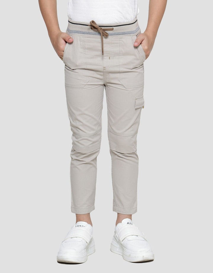 Little M Woven Reguler Rib Kntong Zigzag Celana Anak Laki-Laki