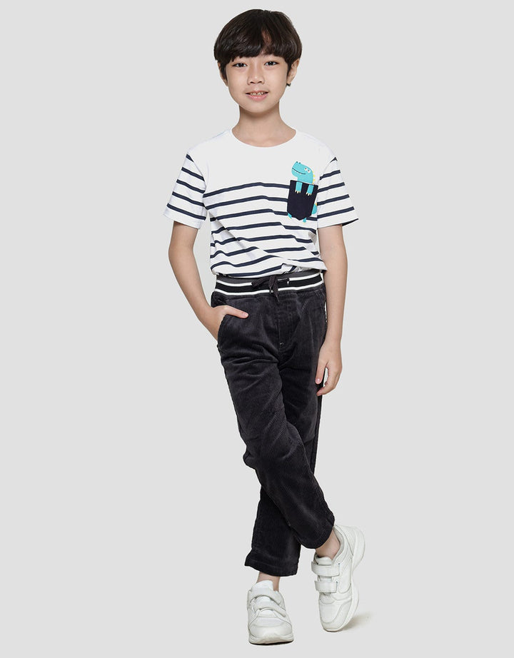 Little M Rib Cordoroy Celana Panjang Anak Laki-laki