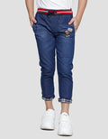 Little M Reguler Rib Non St Kaki Kombinasi Celana Denim Anak Laki-Laki