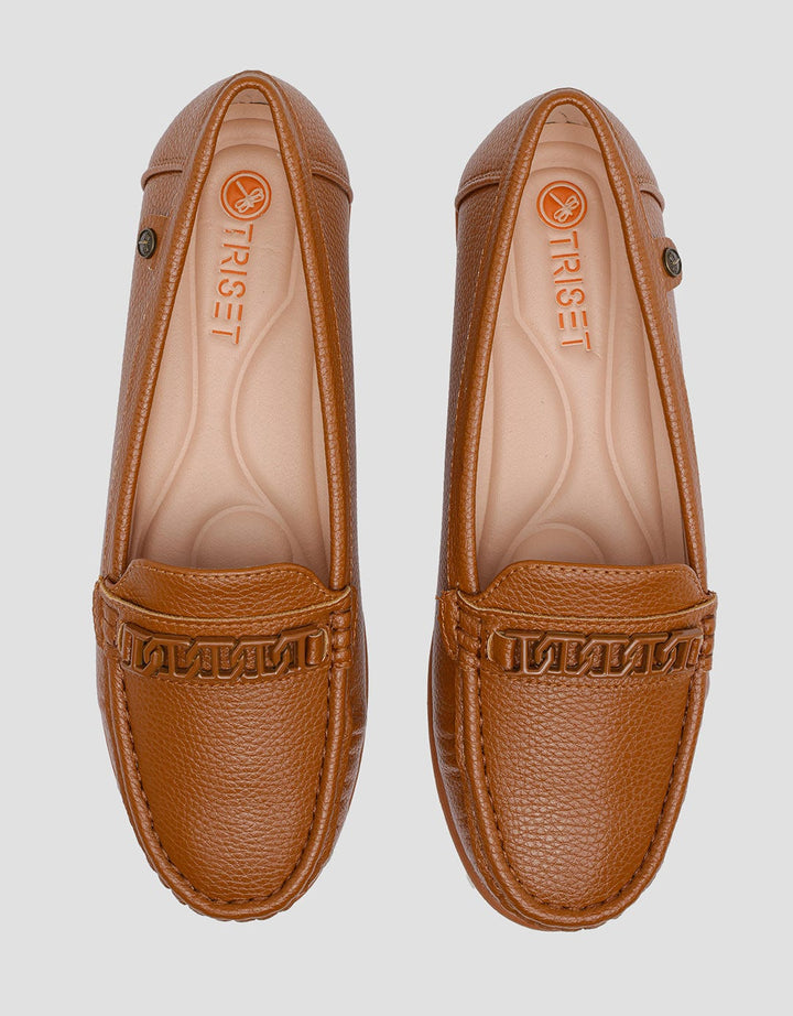 Triset Chain Accessories 3 Sepatu Loafer Wanita