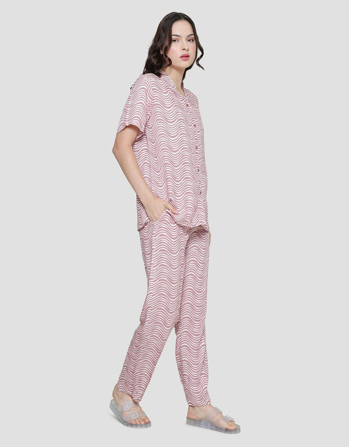 St. Yves Wavy Light Pajama Set Women