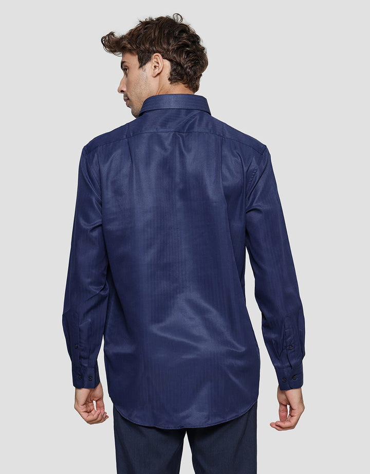 Cole Regular Dobby Heringbone Men's Long Sleeve Shirt