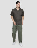 Nevada Cuban Solid Men's Short Sleeve Shirt