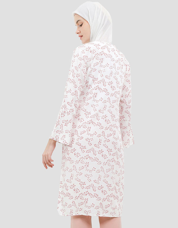 Arjuna Weda Regular Fit Ranting Daun Tunik Wanita