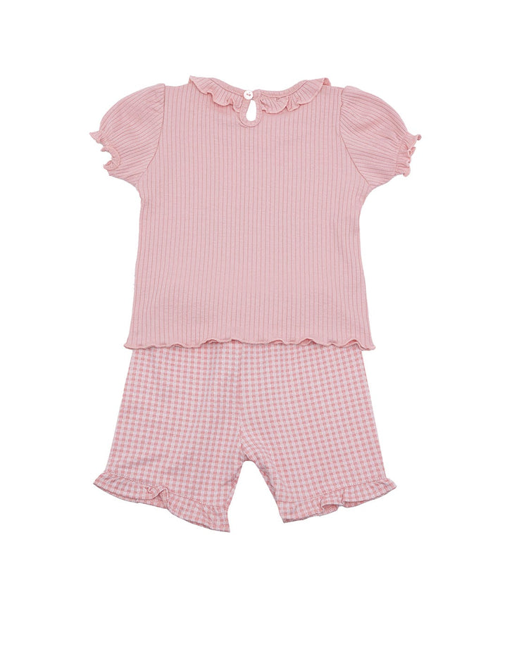 Disney Texture Minnie Pakaian Set Anak Perempuan