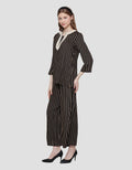 Arjuna Weda Satay Look Regular Fit Salur Pakaian Set Wanita