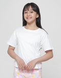 Nevada Boxy Plain Kaos Anak Perempuan
