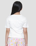 Nevada Boxy Plain Kaos Anak Perempuan