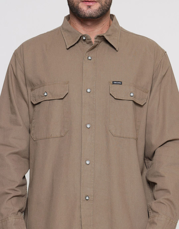 Gab's Kemeja Lengan Panjang Over Size Pria