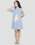 Disney Pooh Knit Midi Dress Wanita
