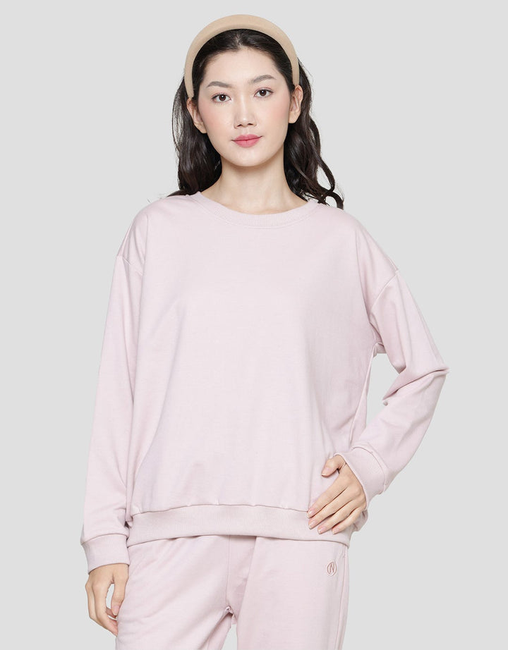 Nevada Basic Plain Look Sweater Wanita