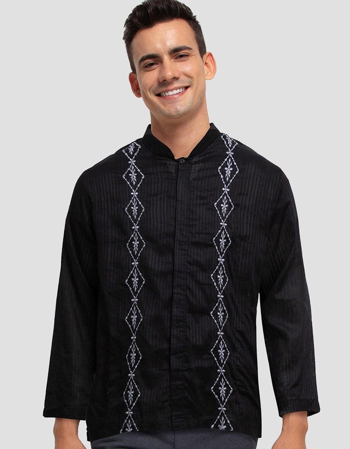 Adikusuma Regular Fit Wajik Kembang Koko Pria