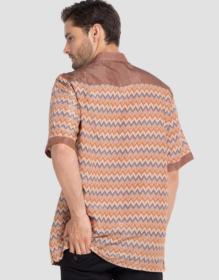 Adikusuma Regular Fit Batik Tejo Mutiara Koko Pria