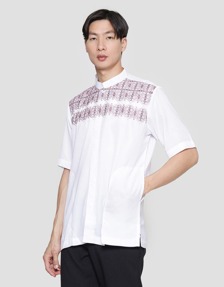 Arjuna Weda Regular Fit Geometric Koko Men