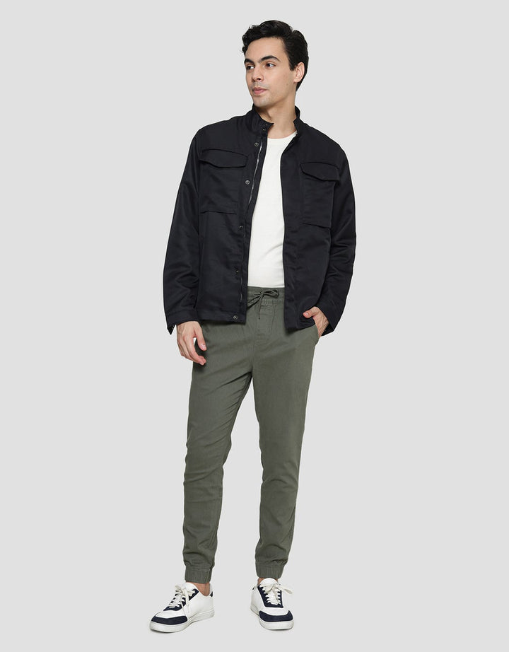 Cole Woven Twill Lavender Nyc Jaket Pria