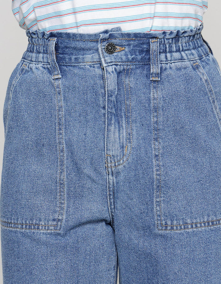 Nevada Denim Wide Leg Women's Long Pants