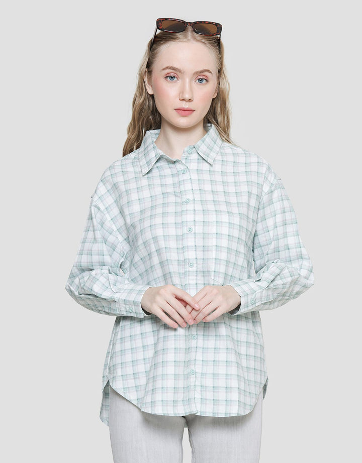 Nevada Check Women's Long Sleeve Shirt