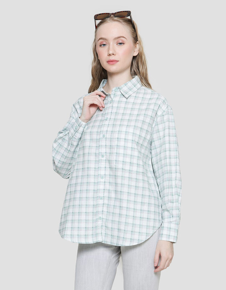 Nevada Check Women's Long Sleeve Shirt