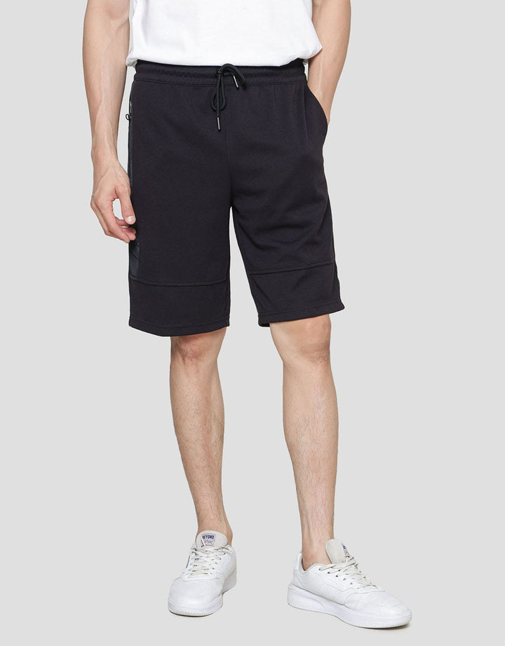 Cole Short Pants Double Knit Solid With Zipper Celana Pendek Pria