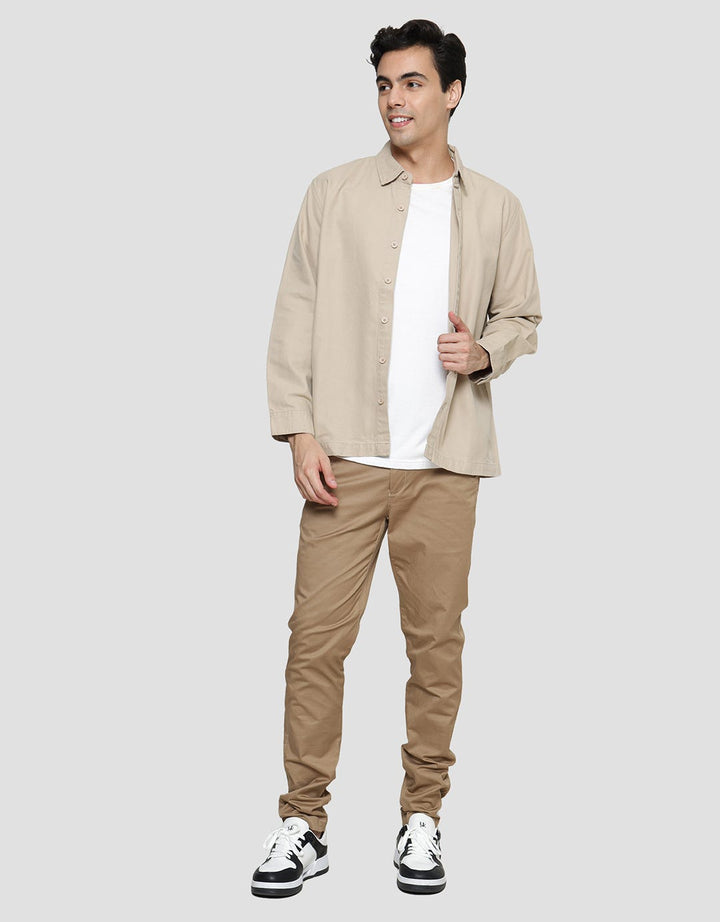Nevada Marsoto Ottoman Oversized Kemeja Lengan Panjang Pria