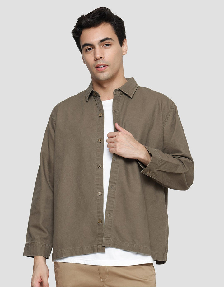 Nevada Marsoto Ottoman Oversized Kemeja Lengan Panjang Pria