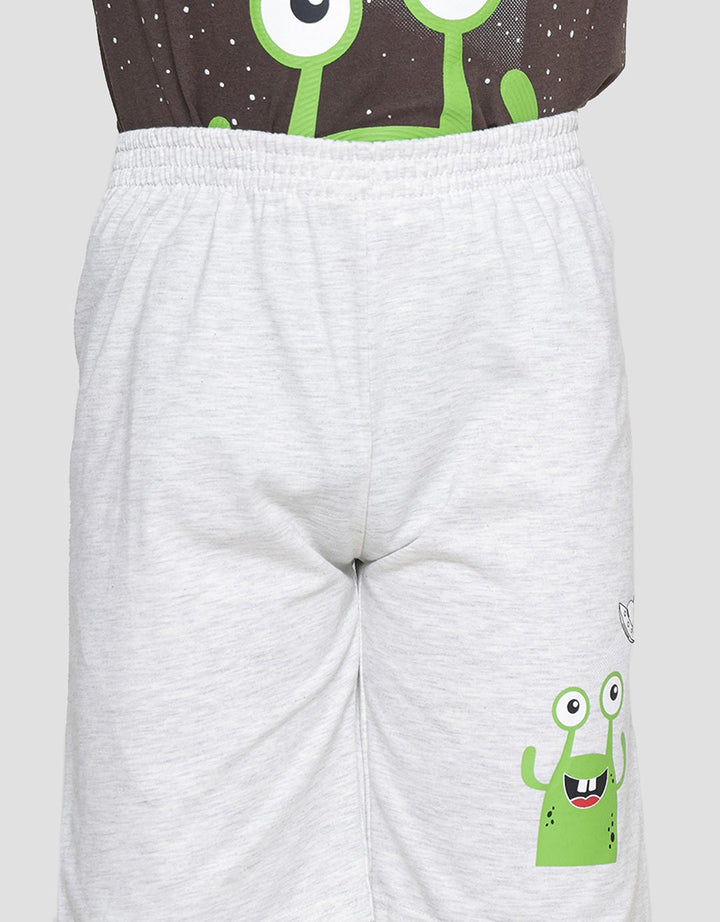 Little M  Monster Baju Set Anak Laki-Laki