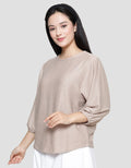 St. Yves Stripy Texture Knit Women's 7/8 T-Shirt