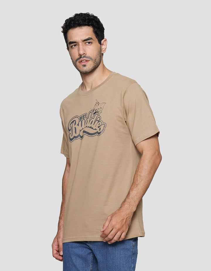 Nevada Print Hd Tom And Jerry Kaos Lengan Pendek Pria