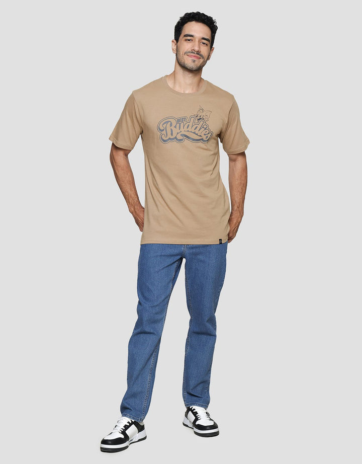 Nevada Print Hd Tom And Jerry Kaos Lengan Pendek Pria