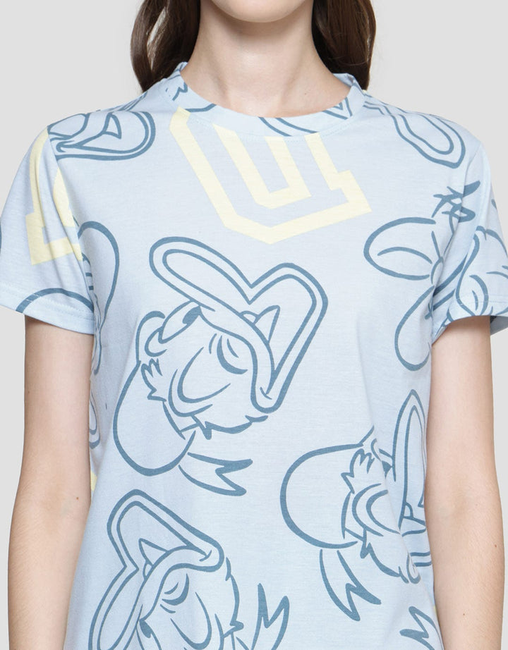 Disney Donald Outline Piyama Set Wanita