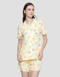 Nevada Lemon Yellow Baju Tidur Set Wanita