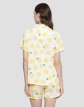 Nevada Lemon Yellow Baju Tidur Set Wanita