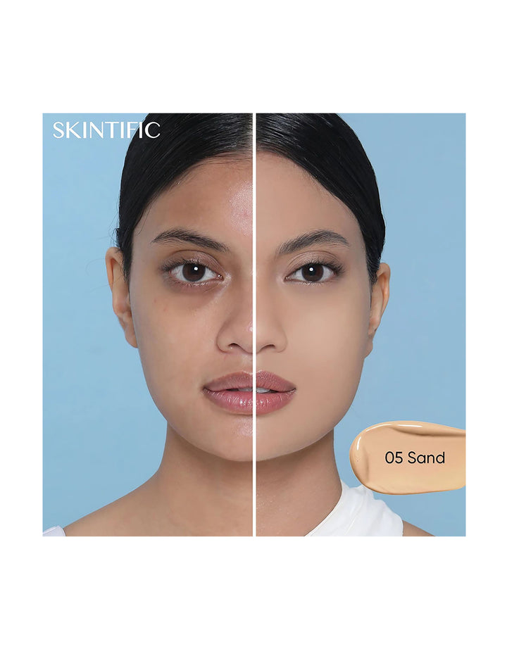 SKINTIFIC SPF35 PA++ Lightweight Cushion 05 Sand