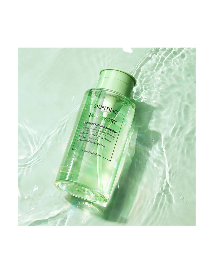 Skintific Mugwort Purifying Micellar Water Makeup Remover 300ml