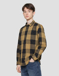 Gab's Check Reguler Kemeja Lengan Panjang Pria