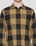 Gab's Check Reguler Kemeja Lengan Panjang Pria